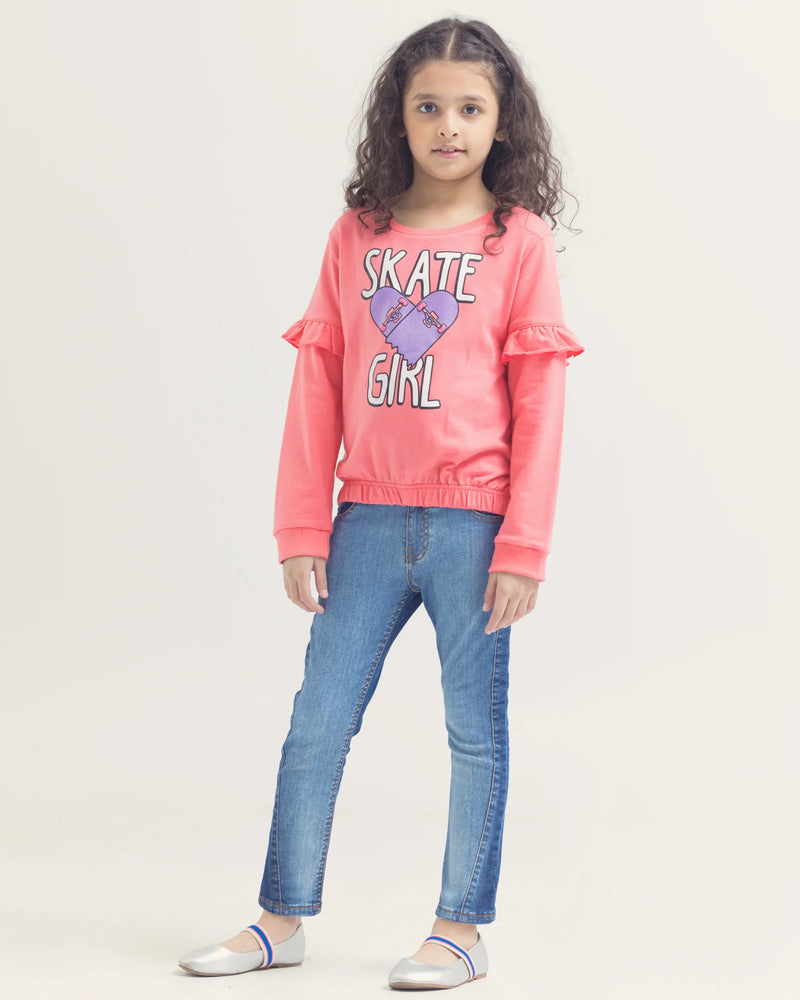 Girls Fashion Sweatshirt - Engine - Buy Now