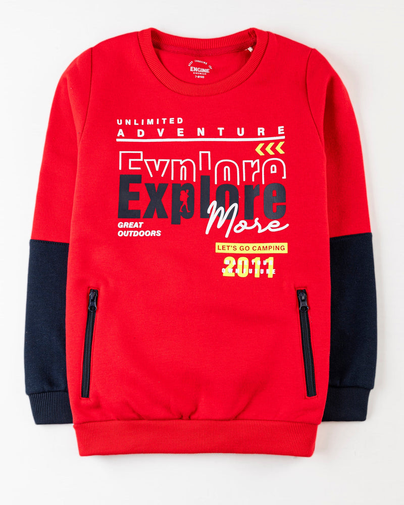 Boys Fashion Sweatshirt - Engine - Buy Now