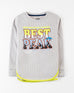 Boys Ash Color Ottoman Jersey Fashion Sweatshirt