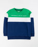 Junior Boy Green Color Fashion Sweat Shirt