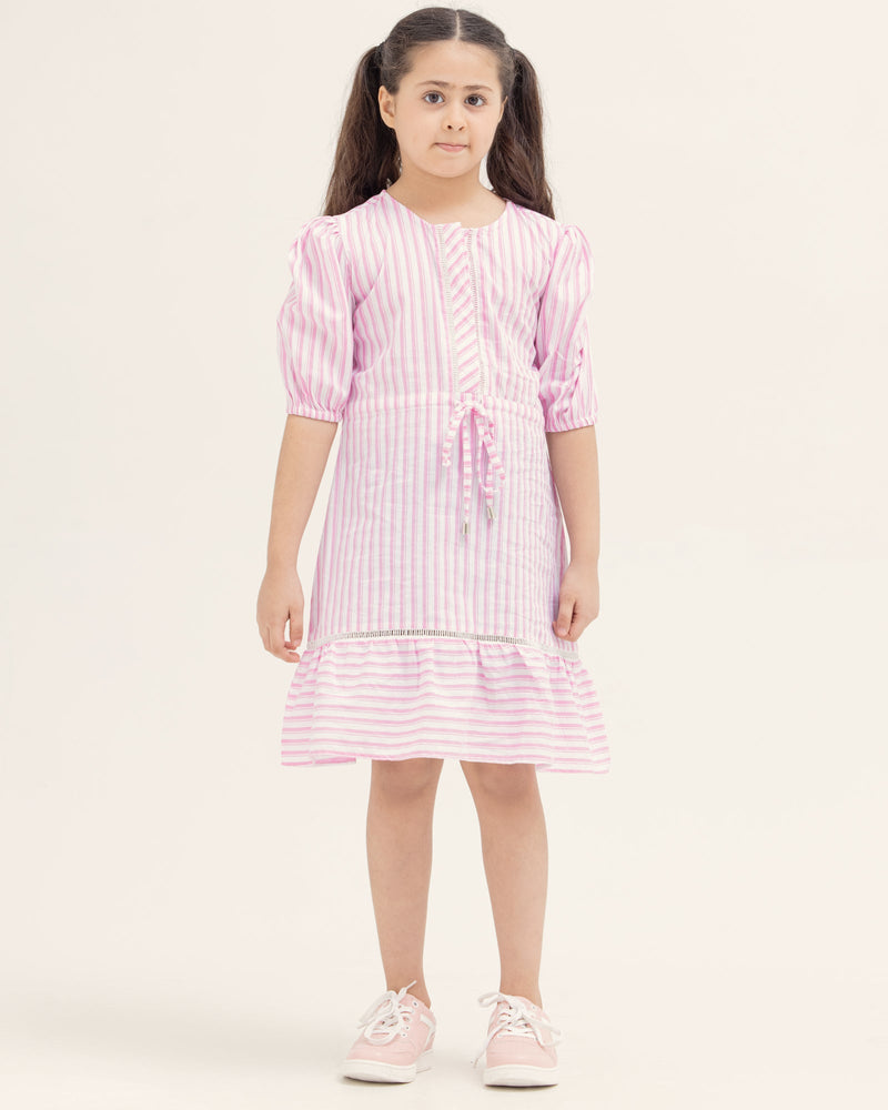 Girls Pink Woven Top - Engine - Buy Now