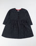 Junior Girl Black Color Dress Woven Top