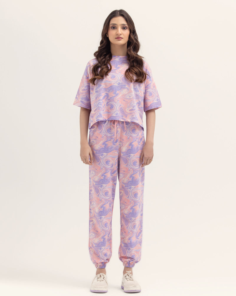 Women Pink Color 2 Piece Knit Suit - Engine - Buy Now