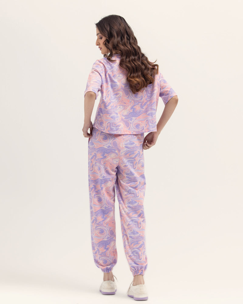 Women Pink Color 2 Piece Knit Suit - Engine - Buy Now