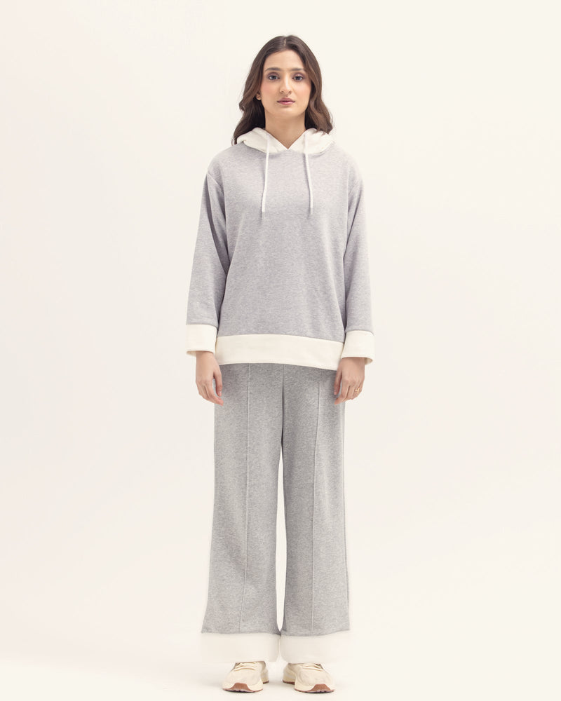 Women Grey Color 2 Piece Knit Suit - Engine - Buy Now