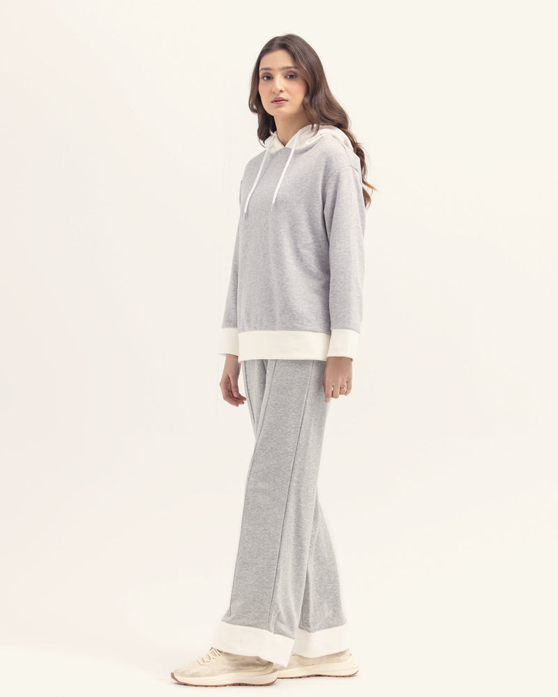 Women Grey Color 2 Piece Knit Suit - Engine - Buy Now