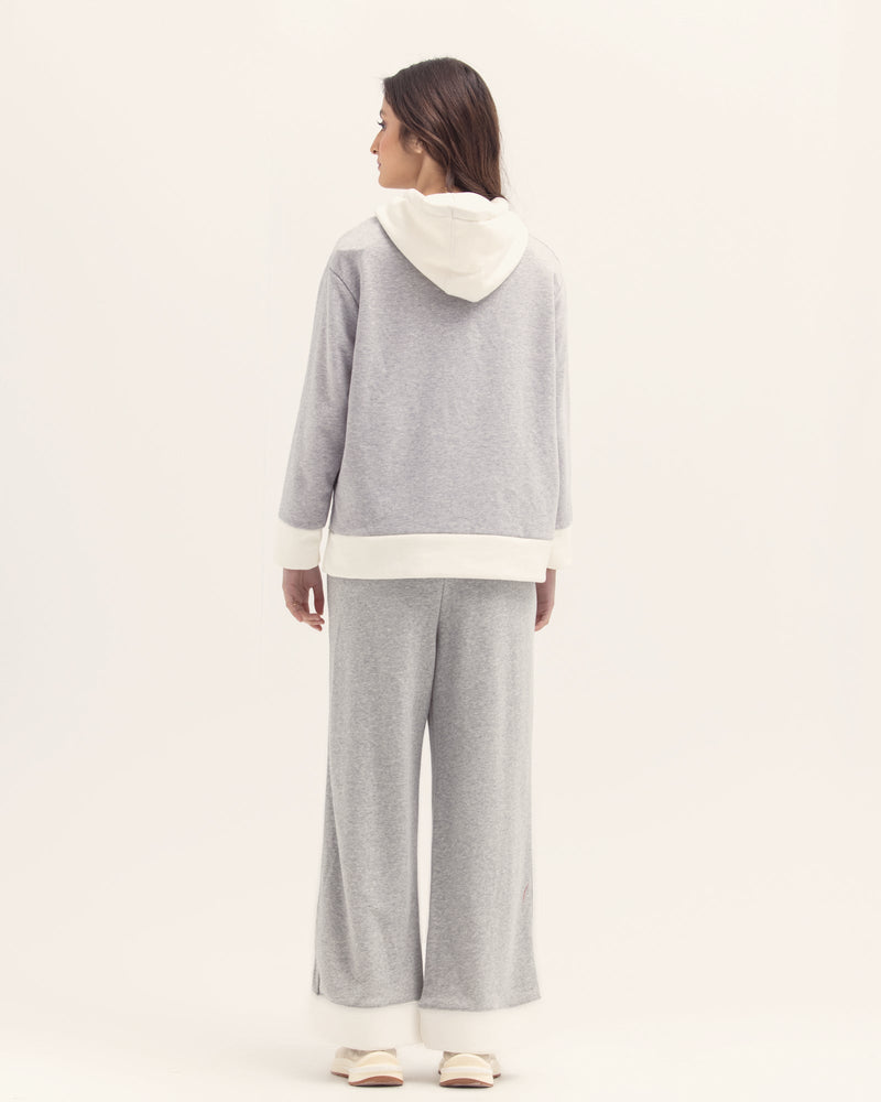 Women Grey Color 2 Piece Knit Suit - Engine - Buy Now