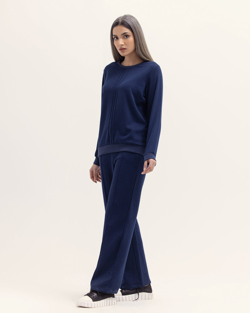 Women Navy Colored Co-ord Set - Engine - Buy Now
