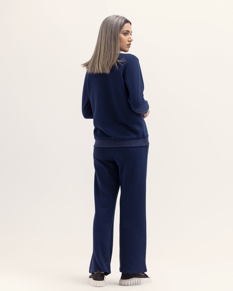 Women Navy Colored Co-ord Set - Engine - Buy Now