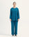 Women Teal Color Terry  2 Piece Knit Suit For WOMEN - ENGINE