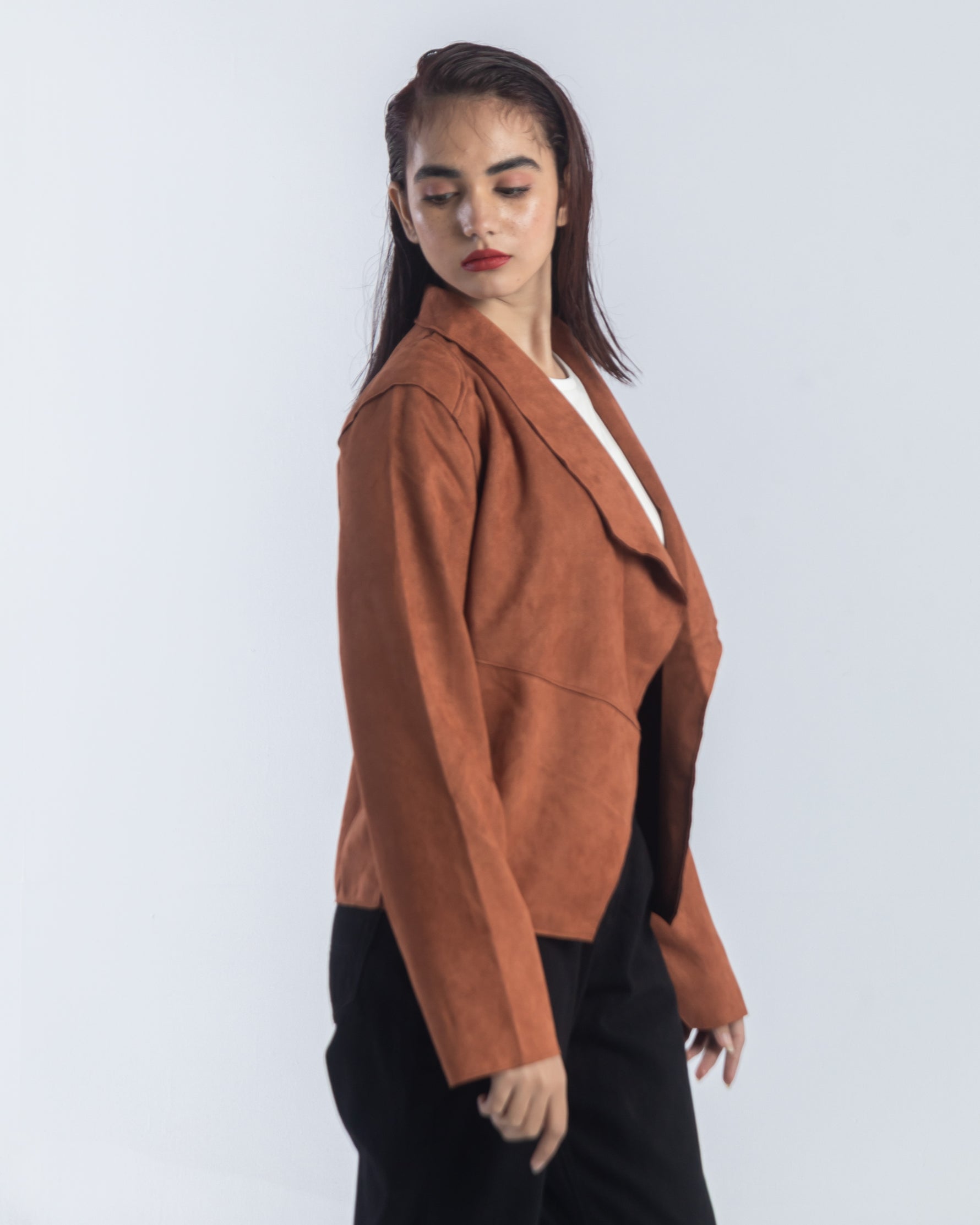 suede blazer the bay womens blazers