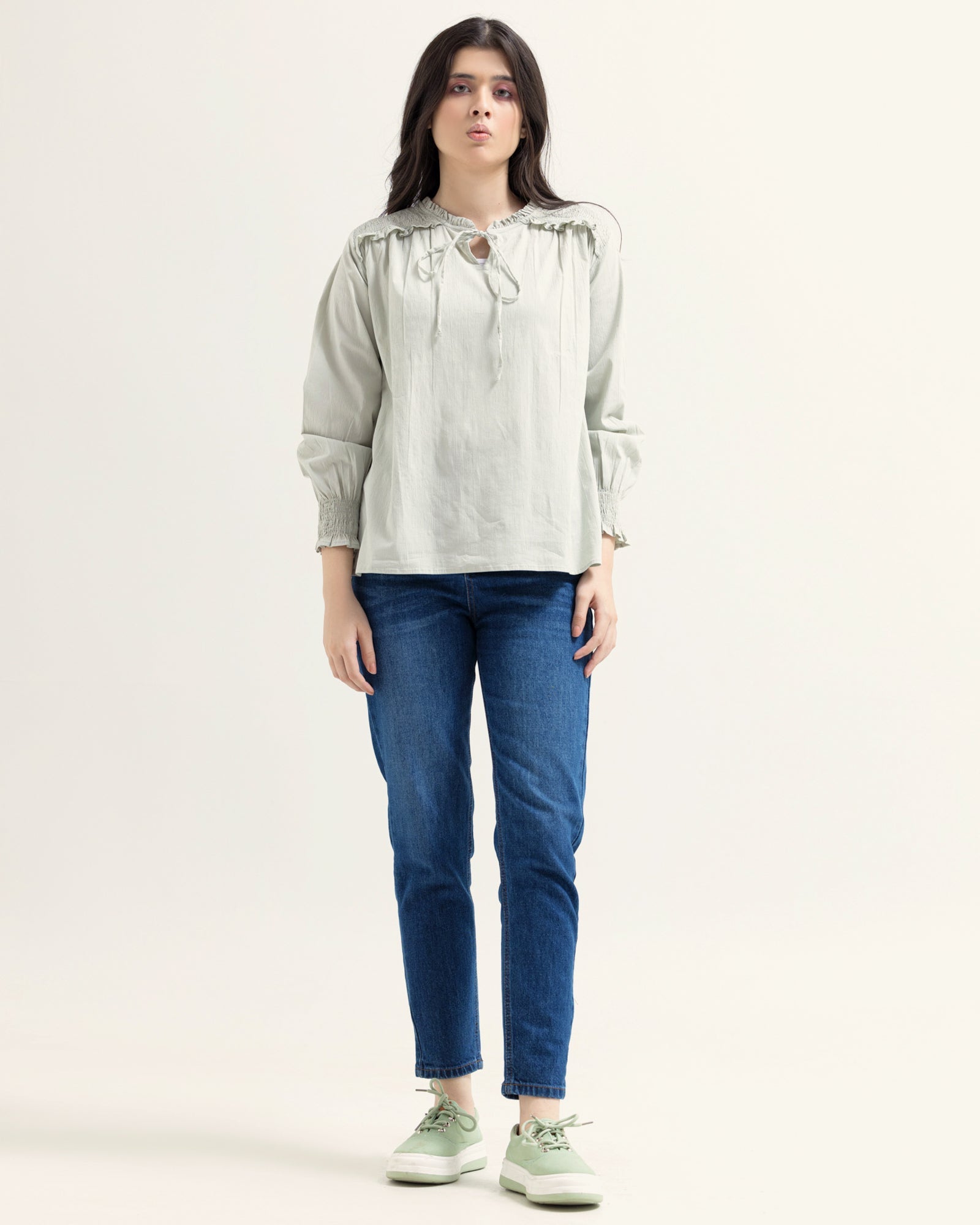 Woven Top For WOMEN TEES - ENGINE
