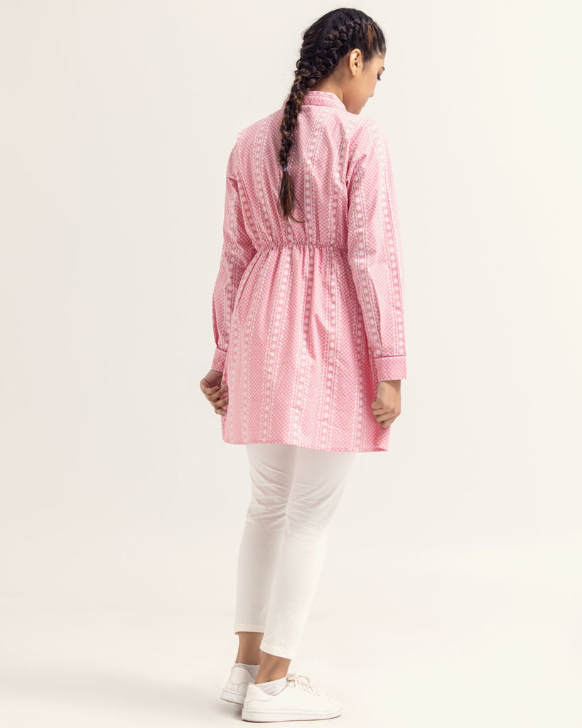 MINIMAL PRESTIGE WOVEN TOP main image 1