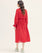 Women Red Long Dress For WOMEN TEES - ENGINE