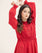 Women Red Long Dress For WOMEN TEES - ENGINE