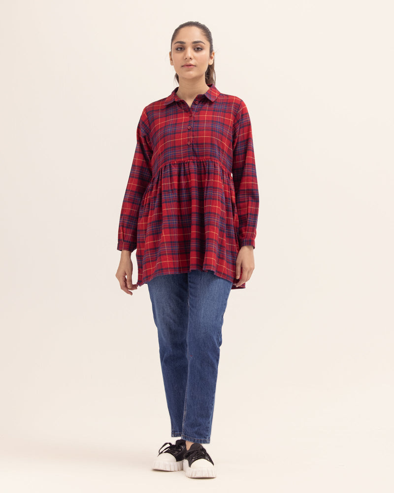 Women Plaid Top - Engine - Buy Now