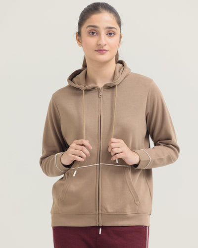 Women Fashion Zip Thru Upper