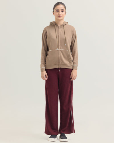Women Fashion Zip Thru Upper