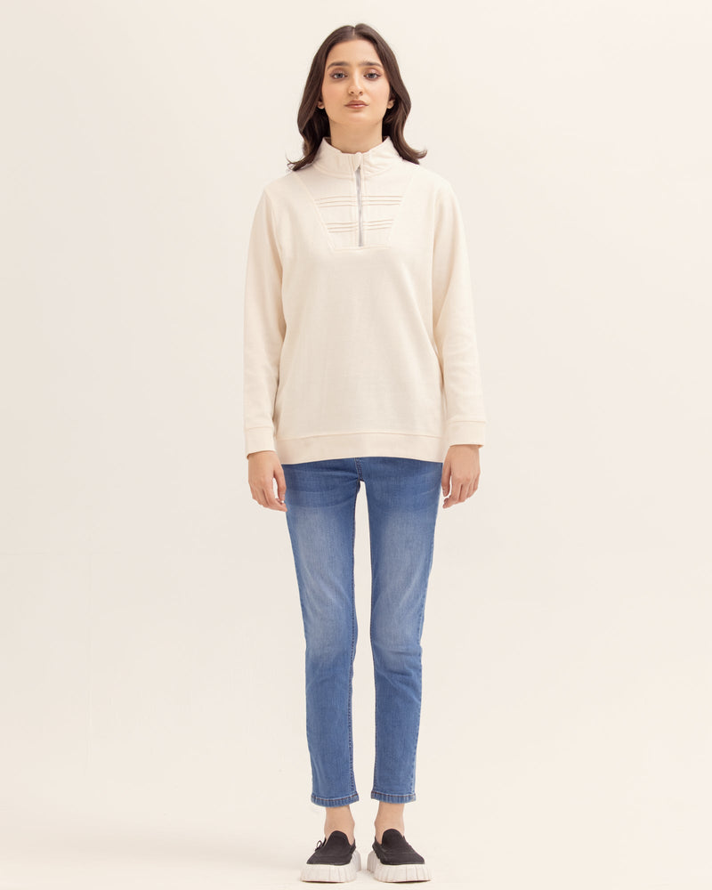 Women Mock Neck Zipper Upper - Engine - Buy Now