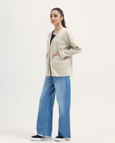 Women Basic Front Open Upper