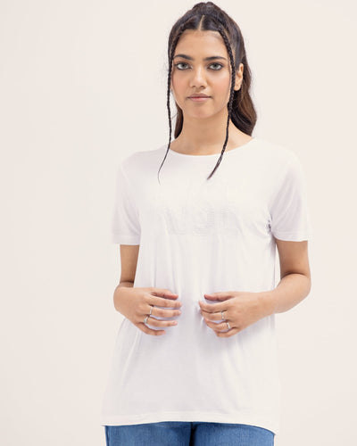 Women Plain T Shirt
