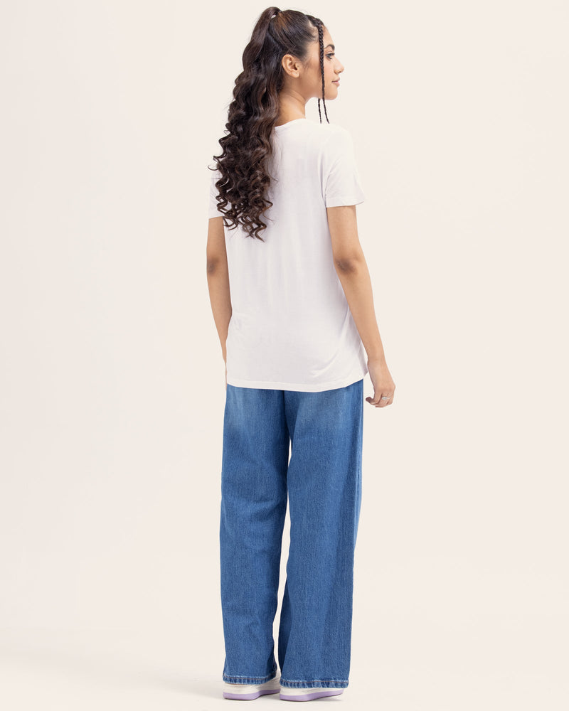 Women Plain T Shirt - Engine - Buy Now