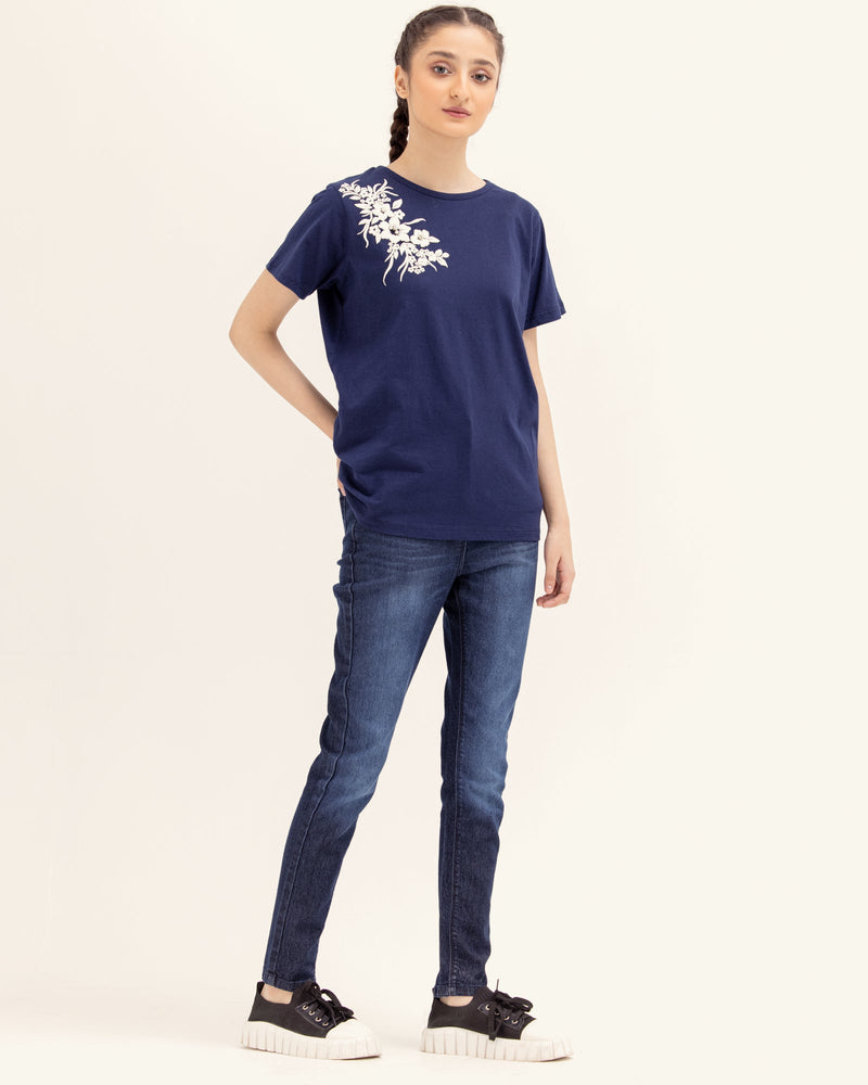 Women Printed T Shirt - Engine - Buy Now