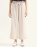 Beige Straight Loose Trousers