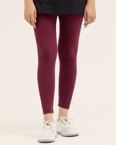 Women Maroon Tights