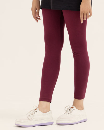 Women Maroon Tights