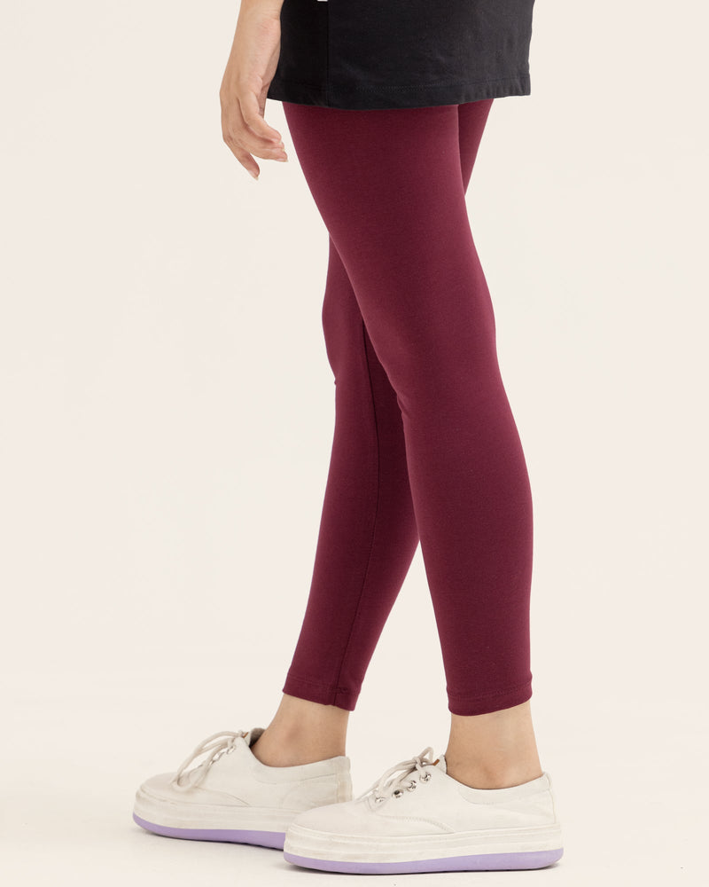 Women Maroon Tights - Engine - Buy Now