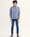 Men Button Up Checked Shirt For MEN - ENGINE