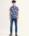 Men Button Down Printed Shirt For MEN - ENGINE