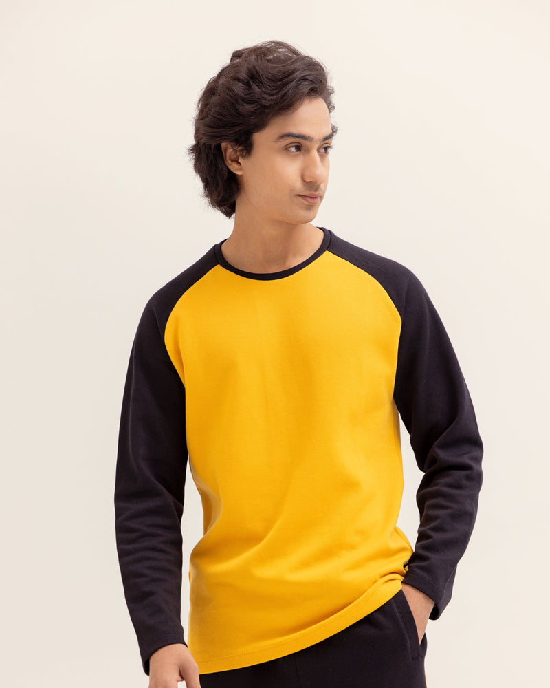 Men Color Block Co Ord Set - Engine - Buy Now