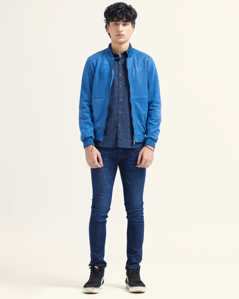 Men Suede Jacket - Engine - Buy Now