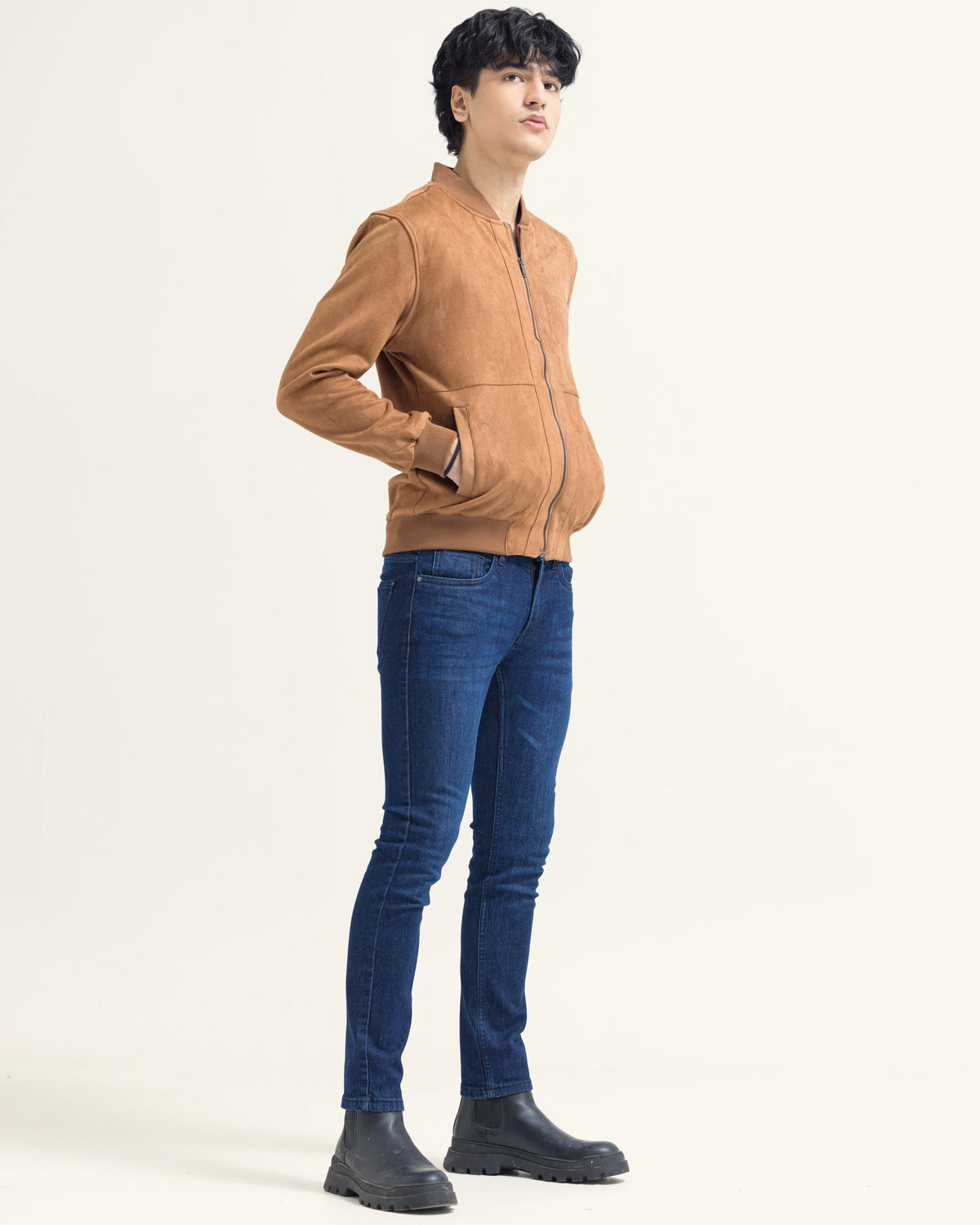Men Suede Jacket - Engine - Buy Now