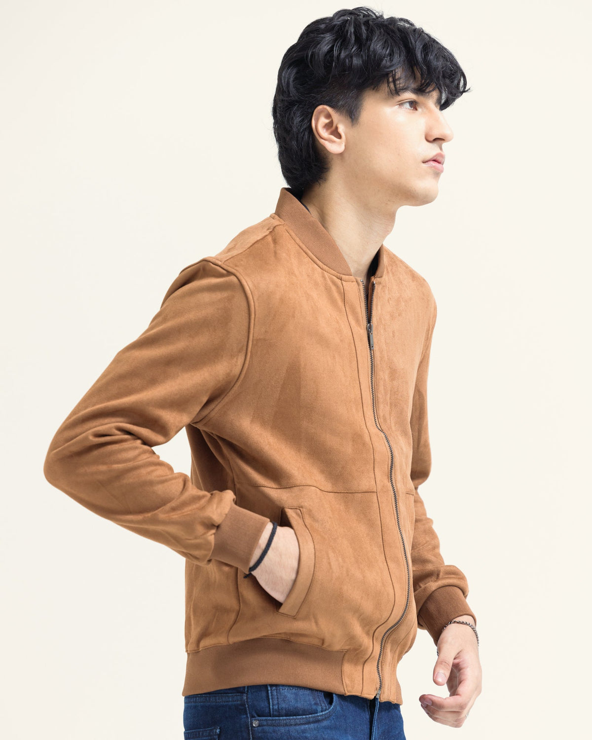 Men Suede Jacket - Engine - Buy Now
