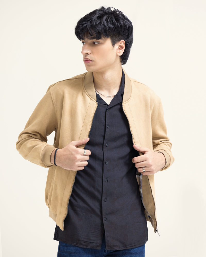 Men Suede Jacket - Engine - Buy Now