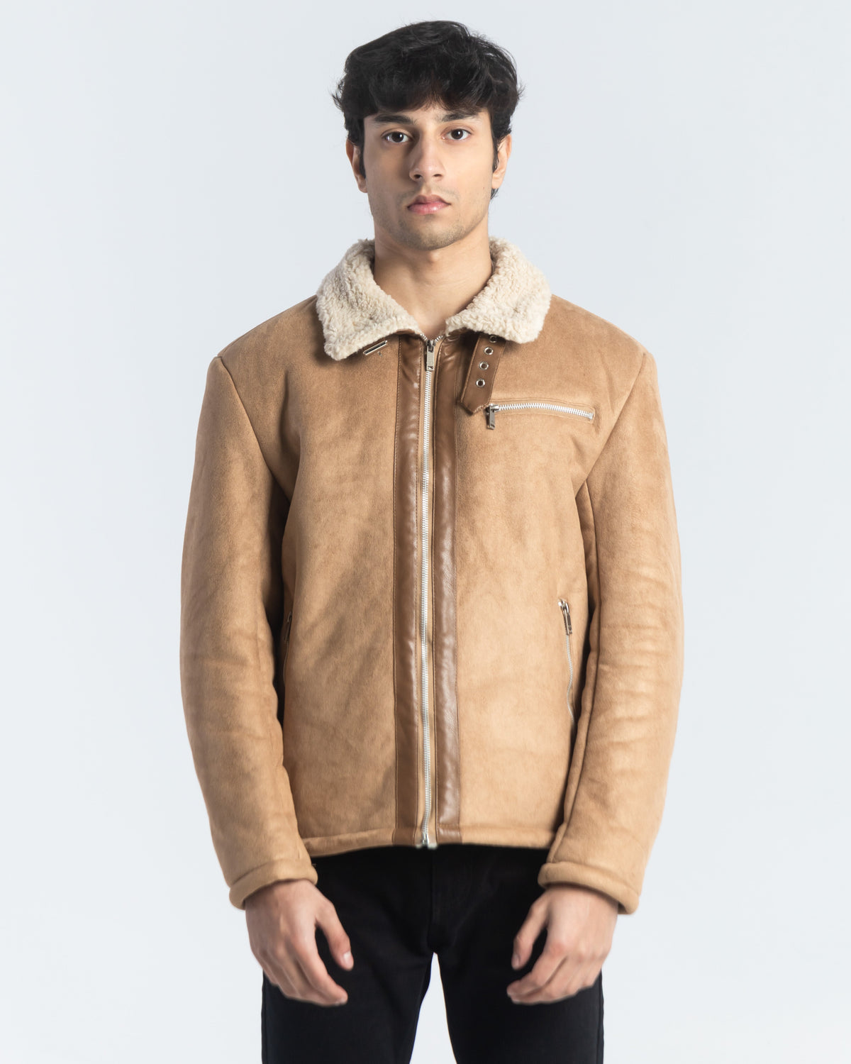 Men Suede Jacket - Engine - Buy Now