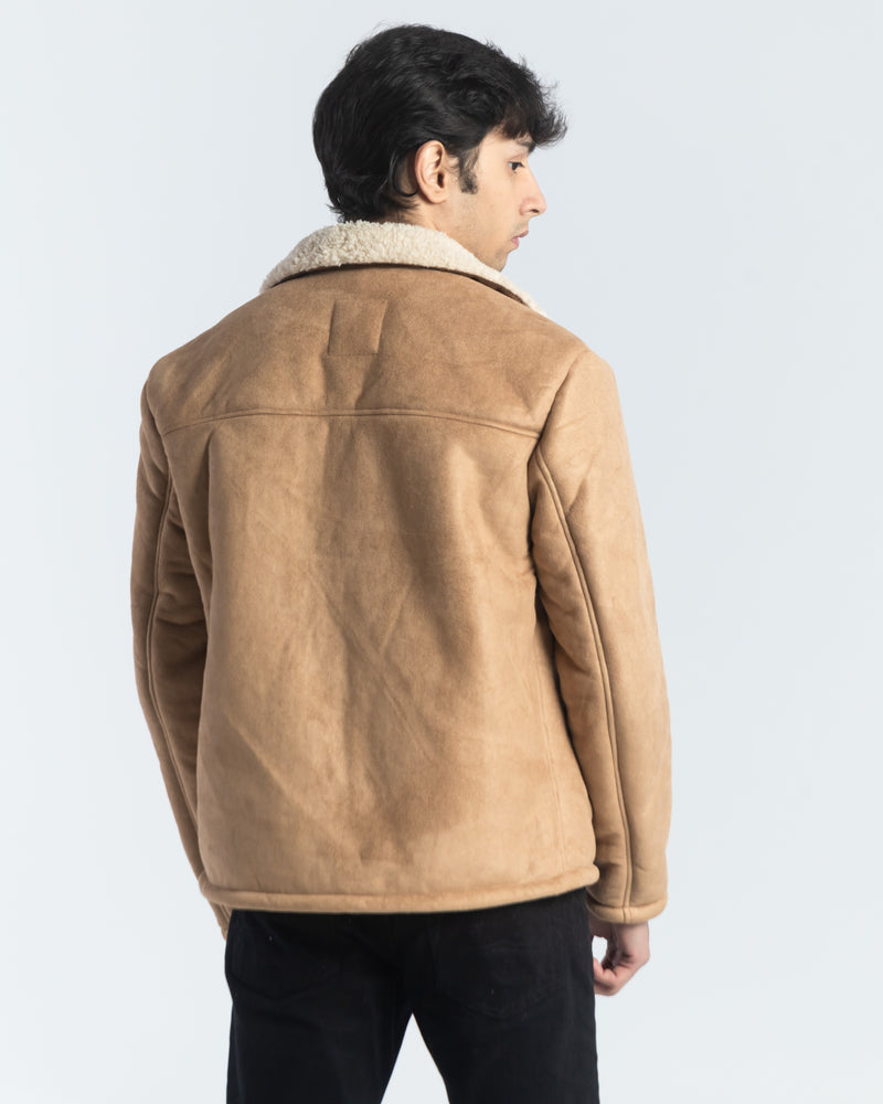Men Suede Jacket - Engine - Buy Now