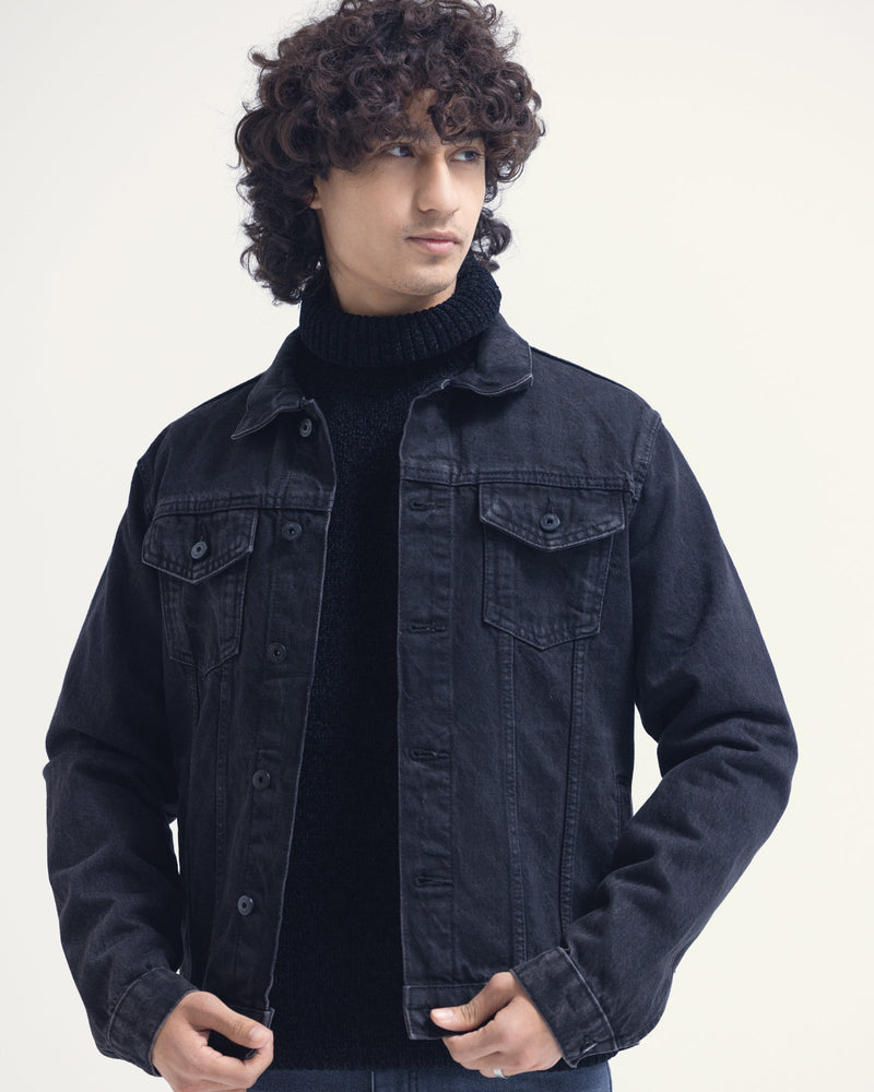 Men Denim Jacket - Engine - Buy Now