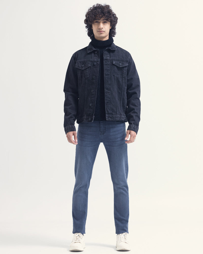Men Denim Jacket - Engine - Buy Now