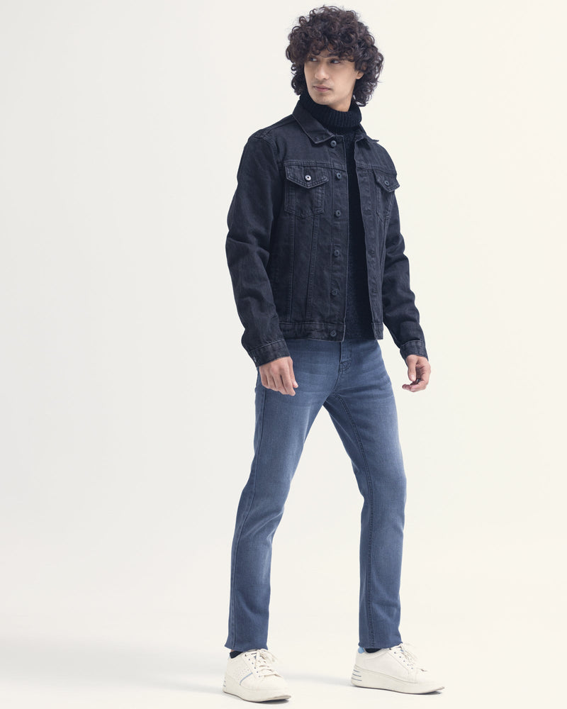 Men Denim Jacket - Engine - Buy Now