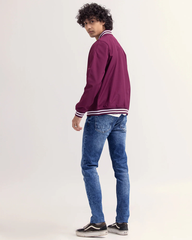 Men Varsity Jacket - Engine - Buy Now