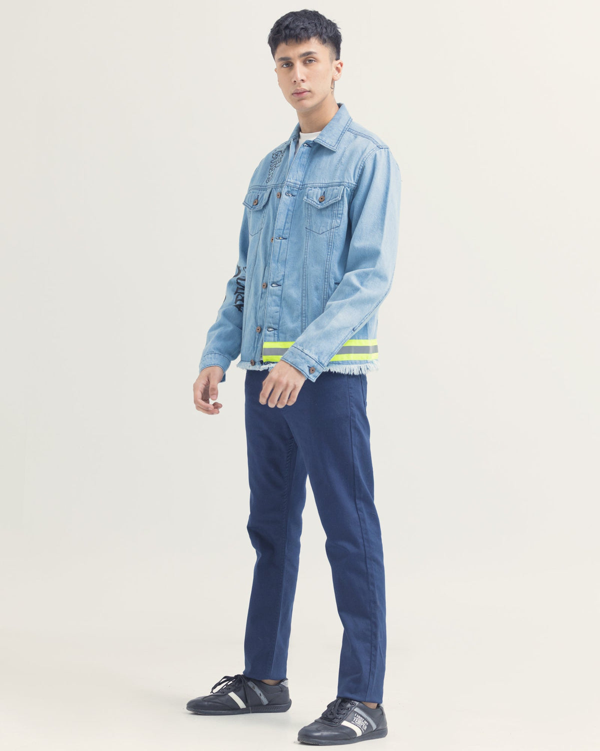Men Denim Jacket - Engine - Buy Now