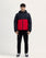 Men Red Color Parachute Fashion Bomber Jacket For MEN - ENGINE