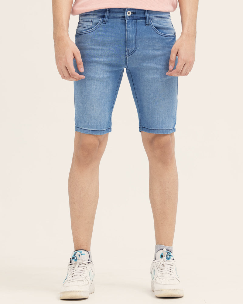 Men Denim Shorts - Engine - Buy Now