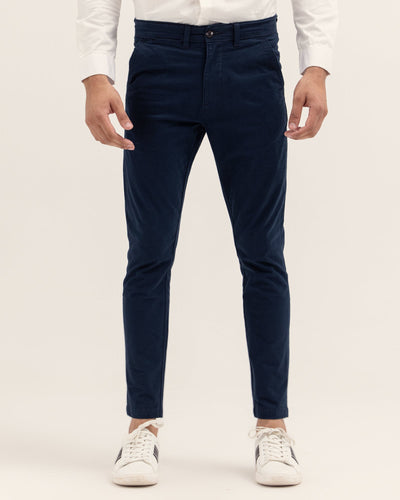 Men Carrot Fit Pants