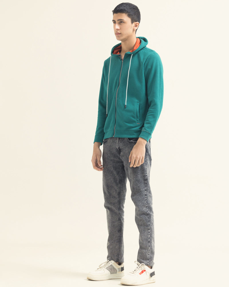 Men Zip Thru Hoodie - Engine - Buy Now