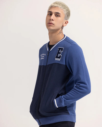 Men Mock Neck Zipper Upper
